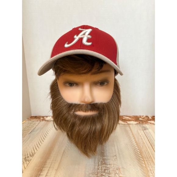 Other - Alabama Crimson Tide Hat Mens Red Tan Adjustable Strapback Baseball Cap Bama A